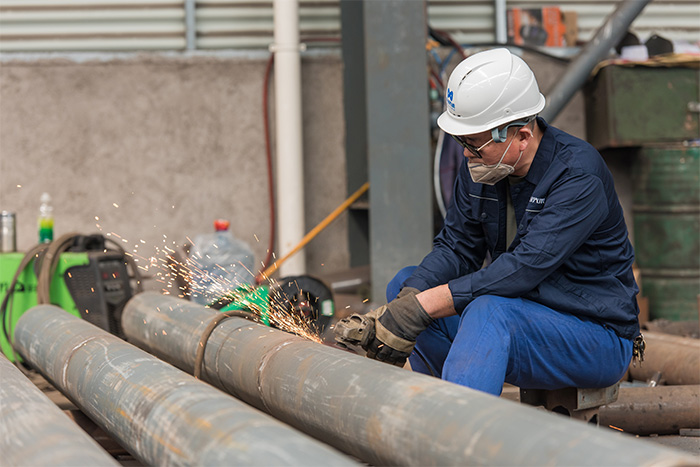 富德网架焊接车间